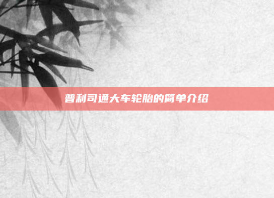 普利司通大车轮胎的简单介绍