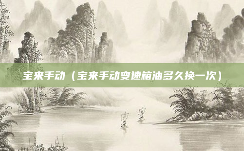 宝来手动(宝来手动变速箱油多久换一次)