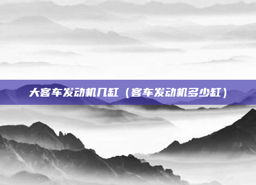 大客车发动机几缸（客车发动机多少缸）