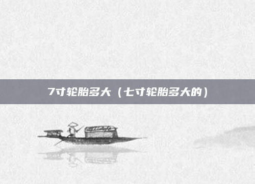 7寸轮胎多大（七寸轮胎多大的）