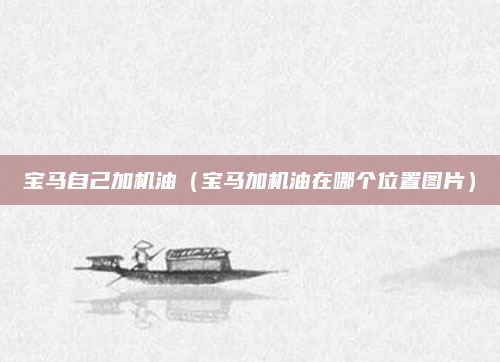 宝马自己加机油（宝马加机油在哪个位置图片）
