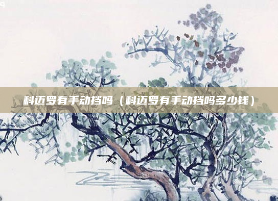 科迈罗有手动挡吗(科迈罗有手动挡吗多少钱)