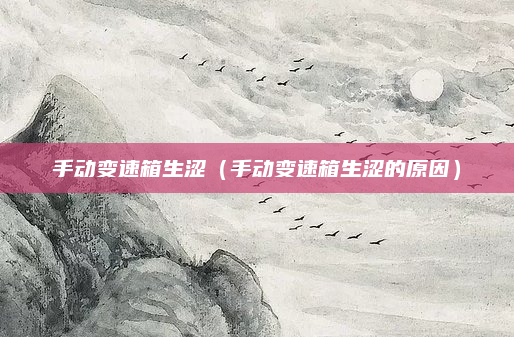 手动变速箱生涩(手动变速箱生涩的原因)