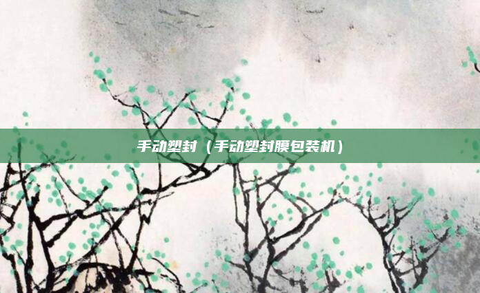 手动塑封(手动塑封膜包装机)