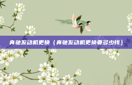奔驰发动机更换(奔驰发动机更换要多少钱)