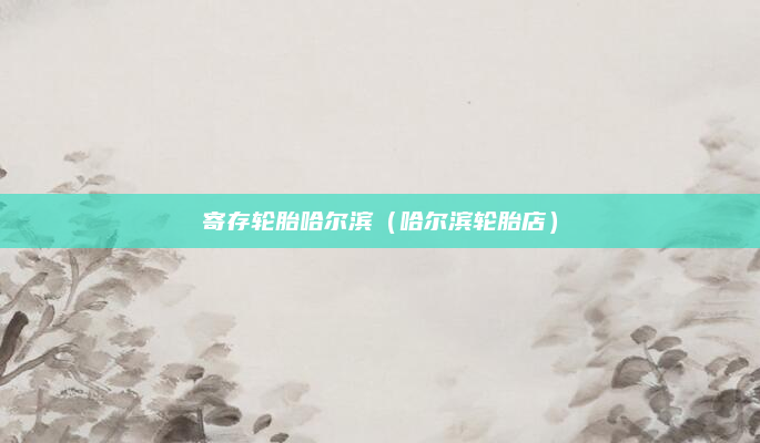 寄存轮胎哈尔滨（哈尔滨轮胎店）