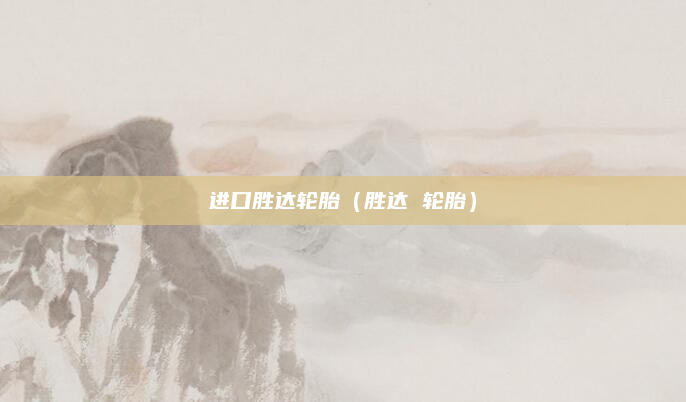 进口胜达轮胎(胜达 轮胎)