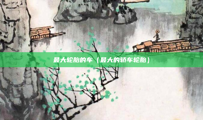 最大轮胎的车（最大的轿车轮胎）