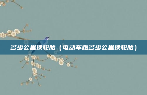 多少公里换轮胎（电动车跑多少公里换轮胎）