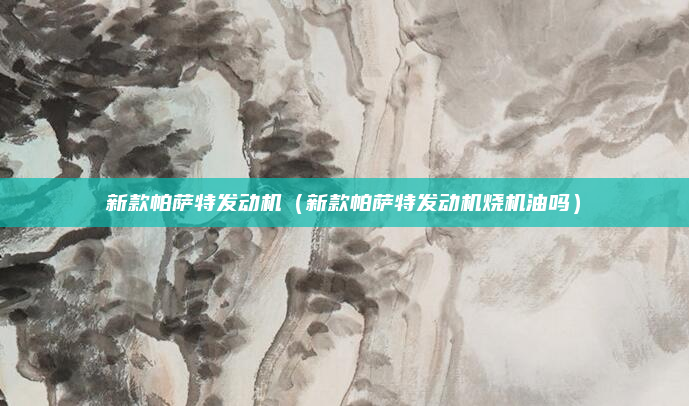 新款帕萨特发动机（新款帕萨特发动机烧机油吗）
