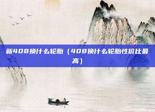 新408换什么轮胎（408换什么轮胎性价比最高）