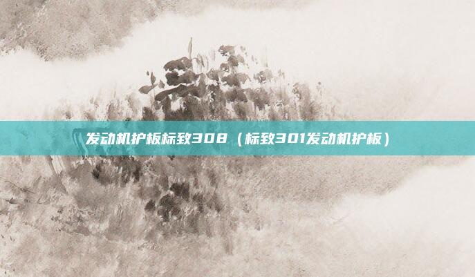 发动机护板标致308(标致301发动机护板)