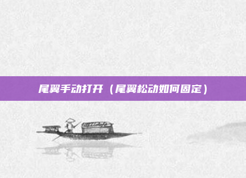 尾翼手动打开（尾翼松动如何固定）