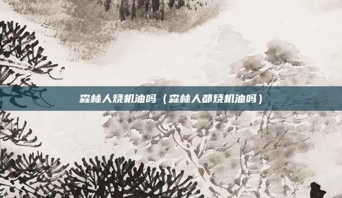 森林人烧机油吗（森林人都烧机油吗）