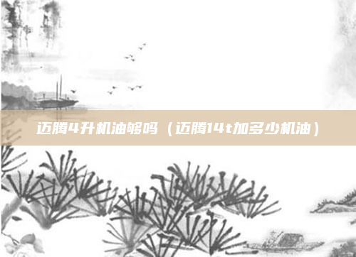 迈腾4升机油够吗（迈腾14t加多少机油）