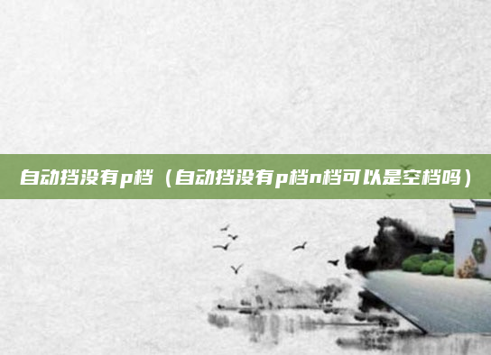 自动挡没有p档（自动挡没有p档n档可以是空档吗）
