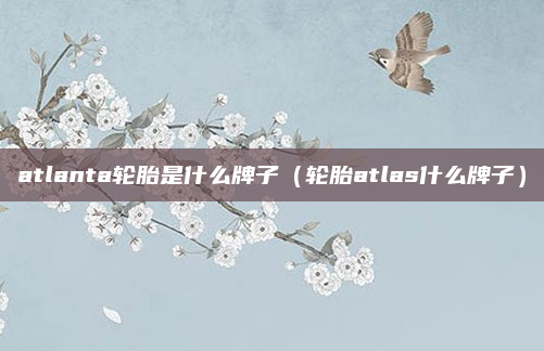 atlanta轮胎是什么牌子（轮胎atlas什么牌子）