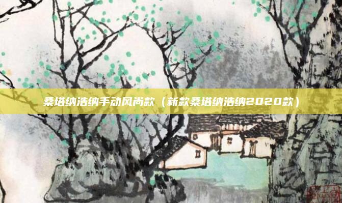 桑塔纳浩纳手动风尚款（新款桑塔纳浩纳2020款）
