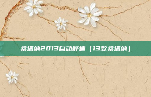 桑塔纳2013自动舒适（13款桑塔纳）
