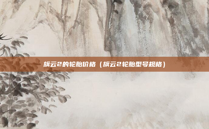 旗云2的轮胎价格（旗云2轮胎型号规格）