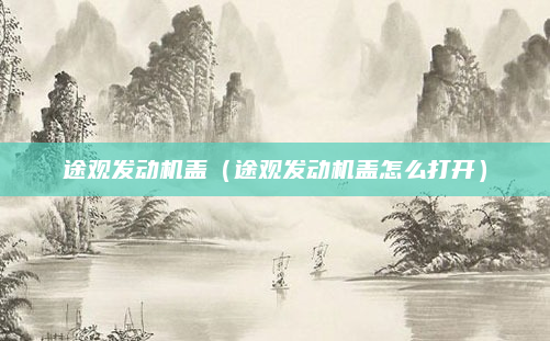 途观发动机盖（途观发动机盖怎么打开）