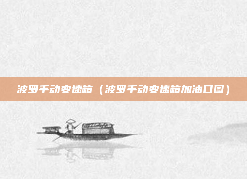 波罗手动变速箱（波罗手动变速箱加油口图）