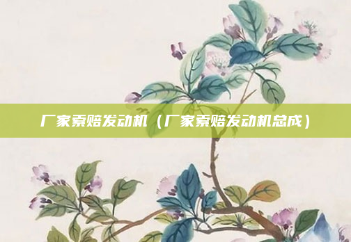 厂家索赔发动机（厂家索赔发动机总成）