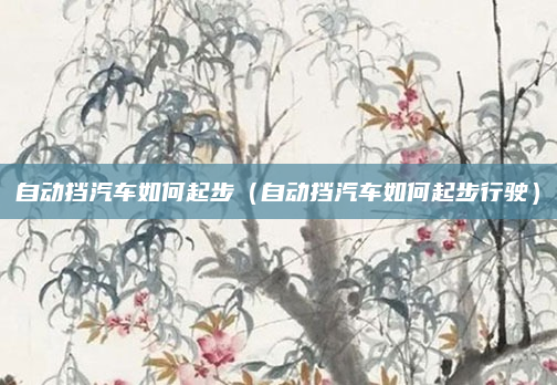 自动挡汽车如何起步（自动挡汽车如何起步行驶）