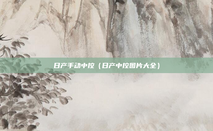 日产手动中控(日产中控图片大全)