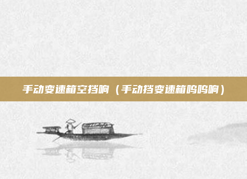 手动变速箱空挡响（手动挡变速箱呜呜响）