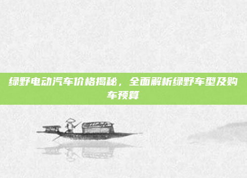 绿野电动汽车价格揭秘，全面解析绿野车型及购车预算