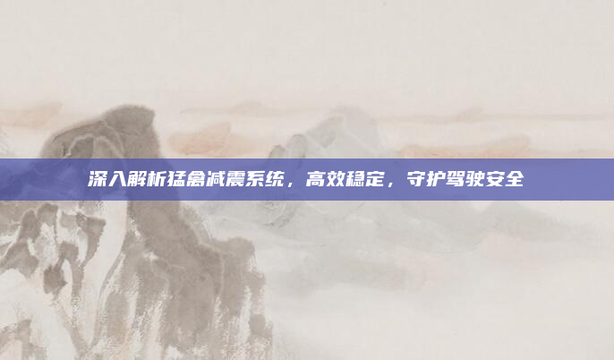 深入解析猛禽减震系统，高效稳定，守护驾驶安全