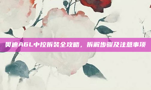 奥迪A6L中控拆装全攻略，拆解步骤及注意事项