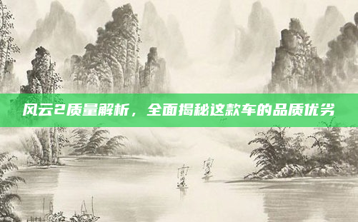 风云2质量解析,全面揭秘这款车的品质优劣