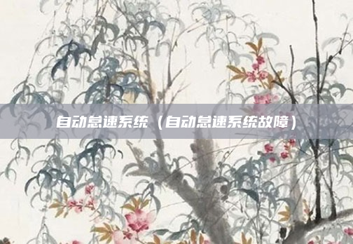 自动怠速系统（自动怠速系统故障）
