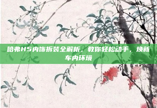 哈弗H5内饰拆装全解析，教你轻松动手，焕新车内环境