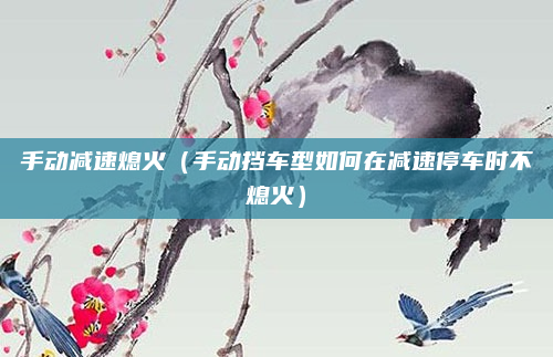 手动减速熄火（手动挡车型如何在减速停车时不熄火）