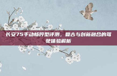 长安75手动畅哼型评测,复古与创新融合的驾驶体验解析