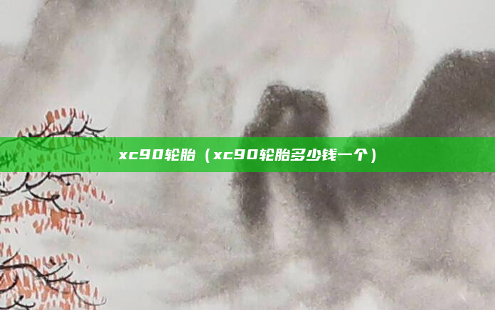 xc90轮胎（xc90轮胎多少钱一个）