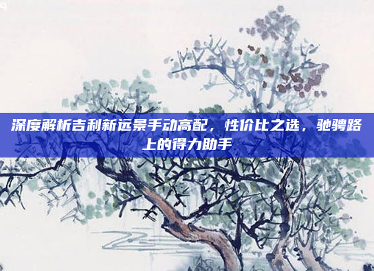 深度解析吉利新远景手动高配,性价比之选,驰骋路上的得力助手