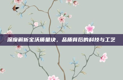深度解析宝沃质量块，品质背后的科技与工艺