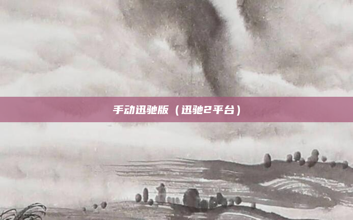 手动迅驰版（迅驰2平台）