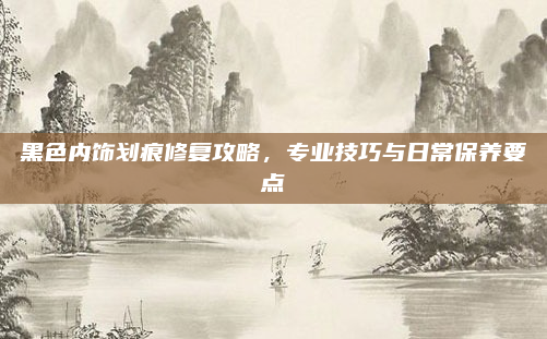 黑色内饰划痕修复攻略,专业技巧与日常保养要点