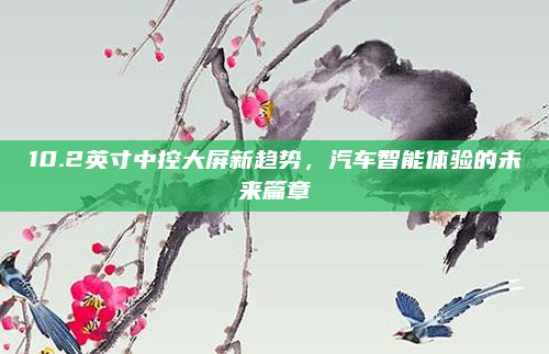 10.2英寸中控大屏新趋势,汽车智能体验的未来篇章