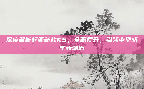 深度解析起亚新款K5，全面提升，引领中型轿车新潮流