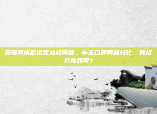 深度解析新逍客油耗问题，车主口碑两极分化，真相究竟如何？
