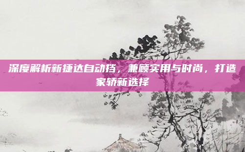 深度解析新捷达自动挡,兼顾实用与时尚,打造家轿新选择