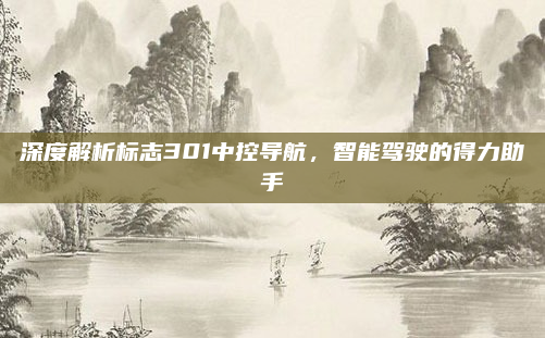 深度解析标志301中控导航，智能驾驶的得力助手