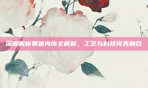 深度解析奥迪内饰全解析，工艺与科技完美融合