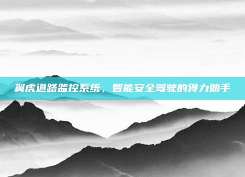 翼虎道路监控系统,智能安全驾驶的得力助手